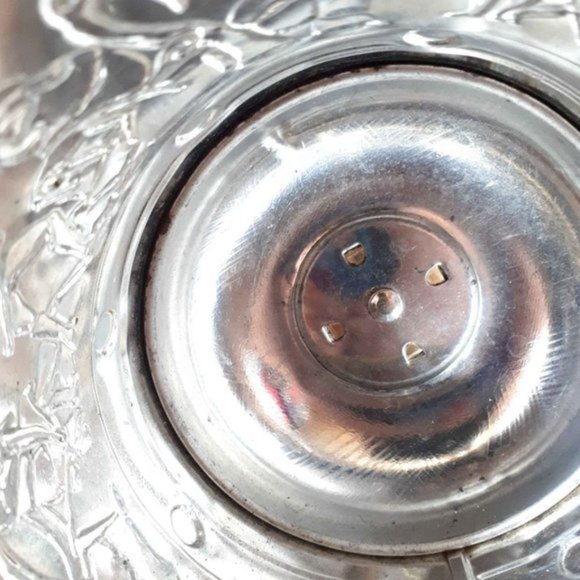 Greek Circular Tin Storage Box Green Gold - Picture 8 of 8